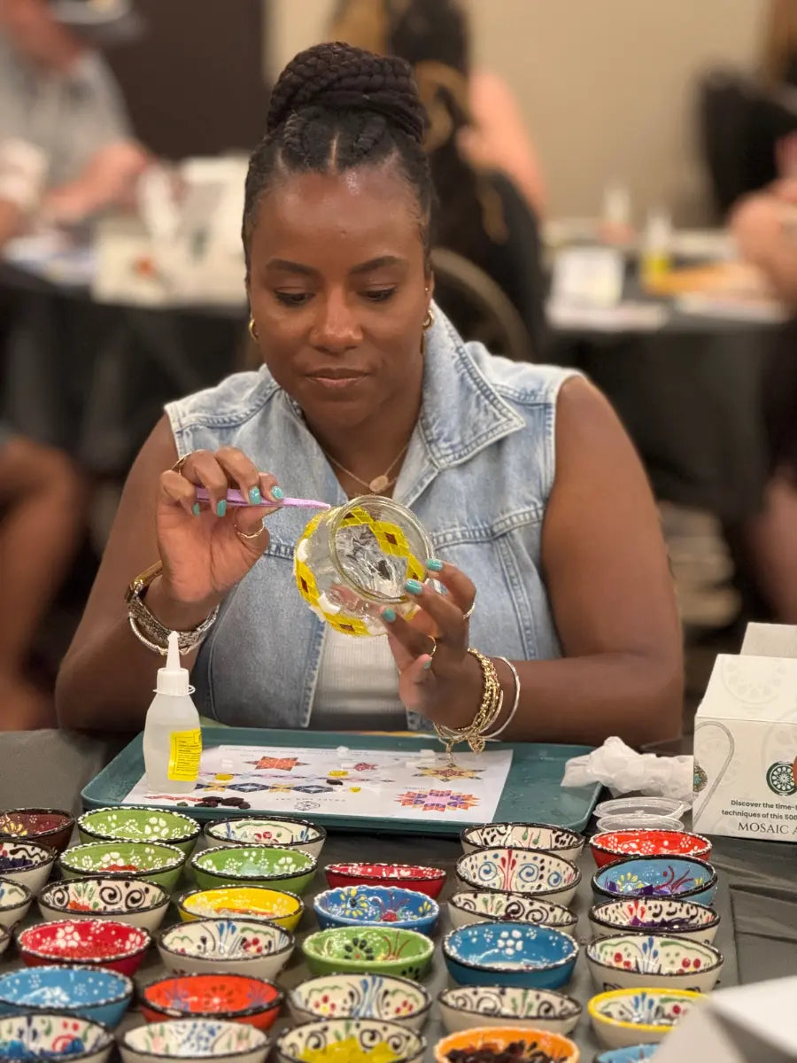Mosaic Lamp Workshop in Dubai