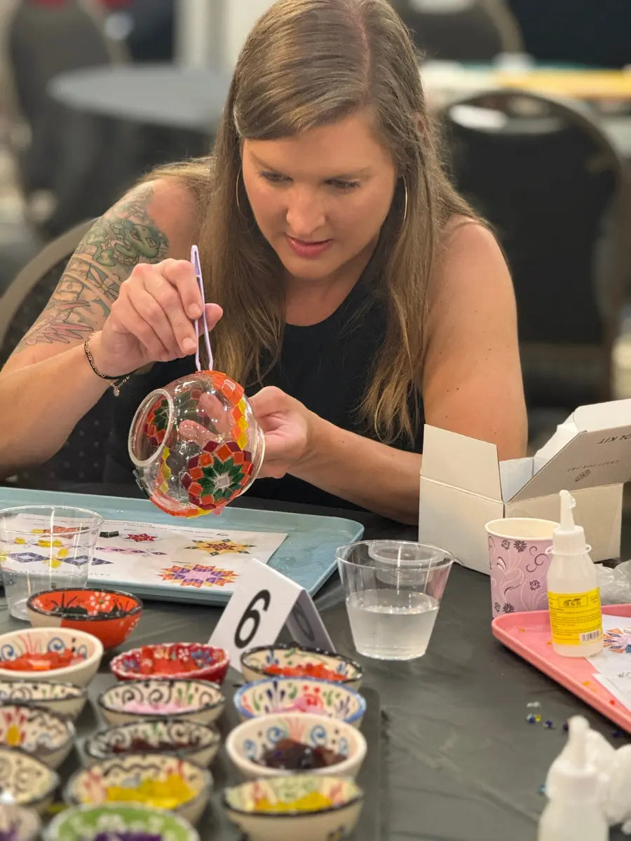 Mosaic Lamp Workshop in Dubai