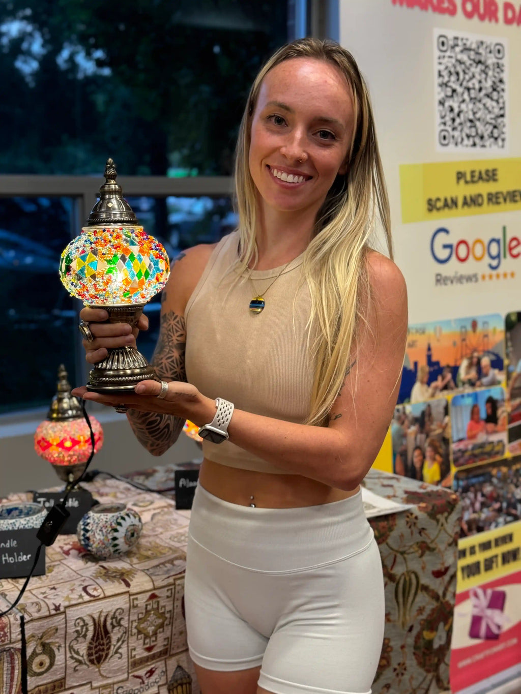 Mosaic Lamp Workshop in Dubai