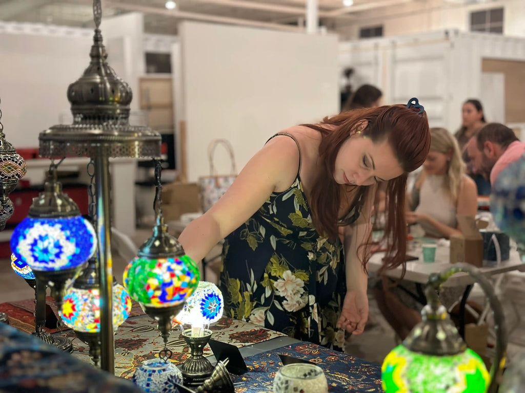 Mosaic Lamp Workshop in Dubai