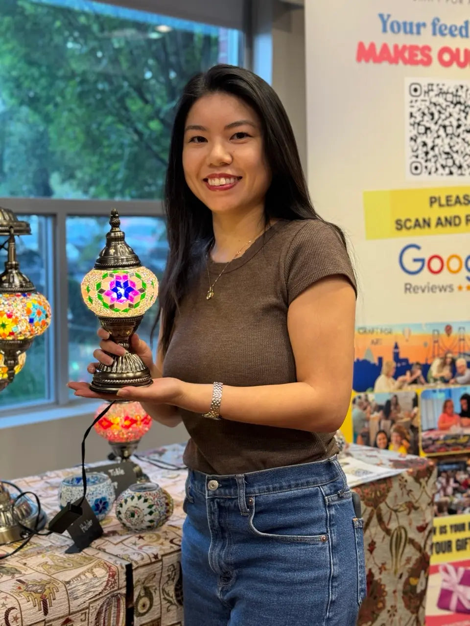 Mosaic Lamp Workshop in Dubai